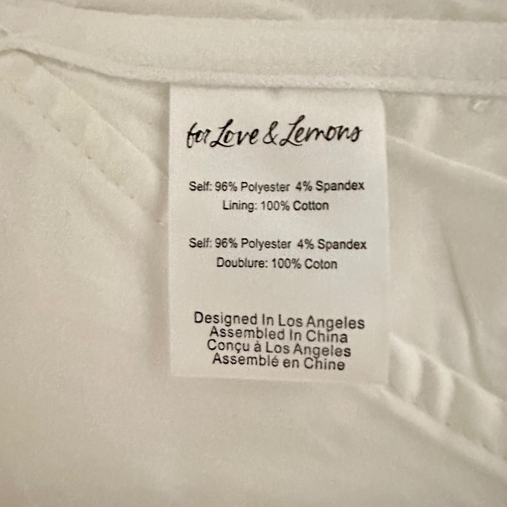 For Love & Lemons NWOT- Lilibet Corset top- white- size small
New without tags - Picture 7 of 7